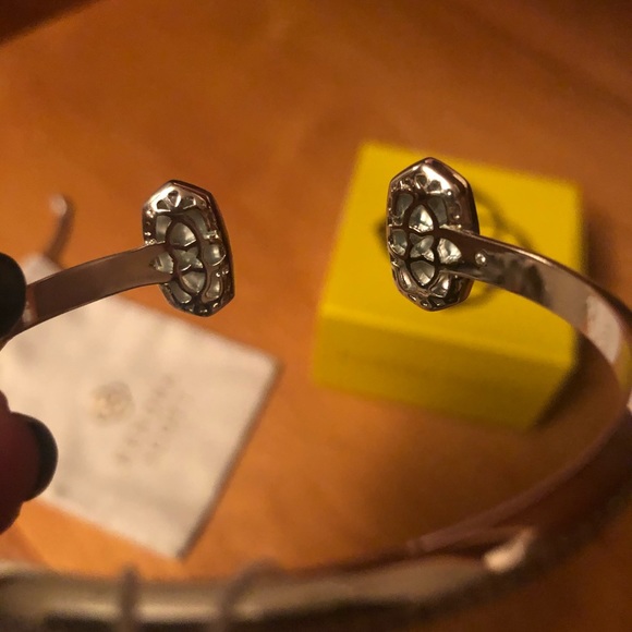 NWT Kendra Scott Elton Silver Cuff Bracelet. - Picture 4 of 6